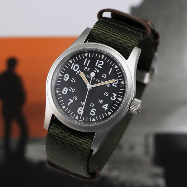 ハミルトン【HAMILTON】カーキ フィールド メカ 手巻 38mm NATO 